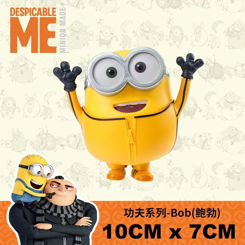 Authentic Full Series Toys Set Miniones Kevin Bob Gru 3d Eye Despicable Miniones With Action Figures Toys For Kids Gifts