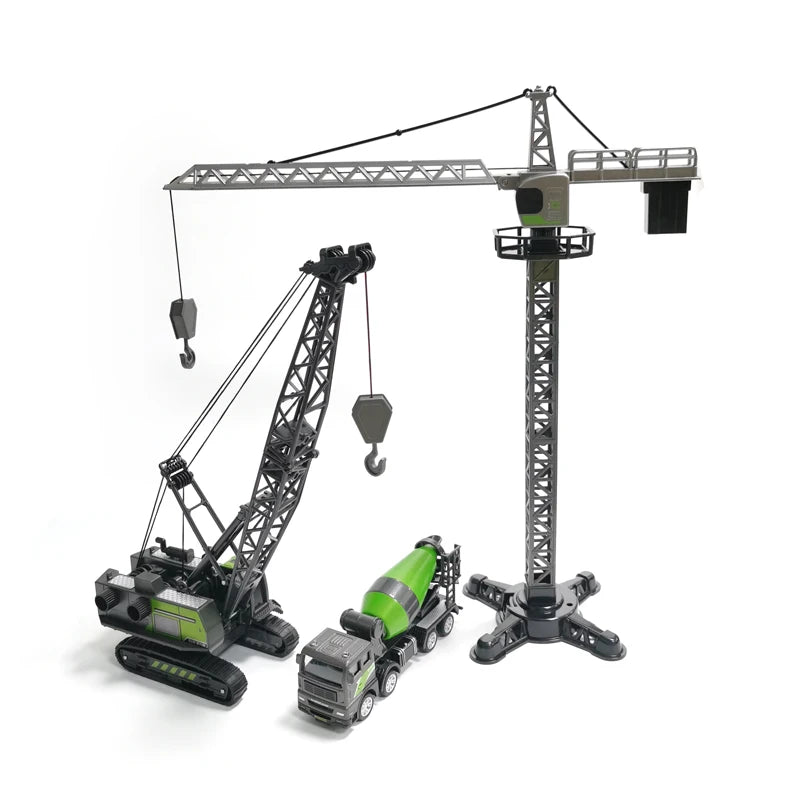 Engineering Diecast Inertial Driving Toys for Boys Alloy Tractor Excavator Bulldozer Kids Truck Children Vehicle Model Gift