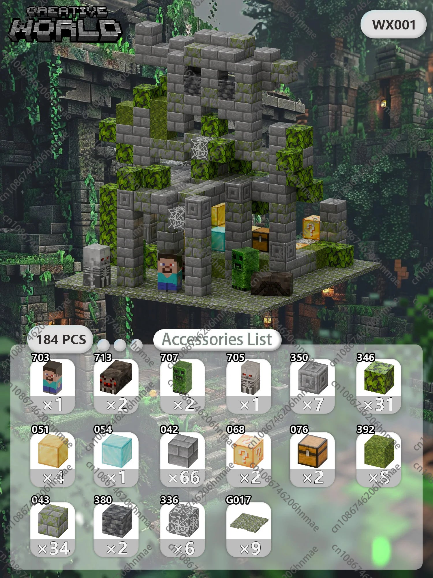 Magnetic Building Blocks Mine World Magnet Cube for Stacking Construction Brick Set Pixel Style Sensory Toys Kid Boys Girls DIY