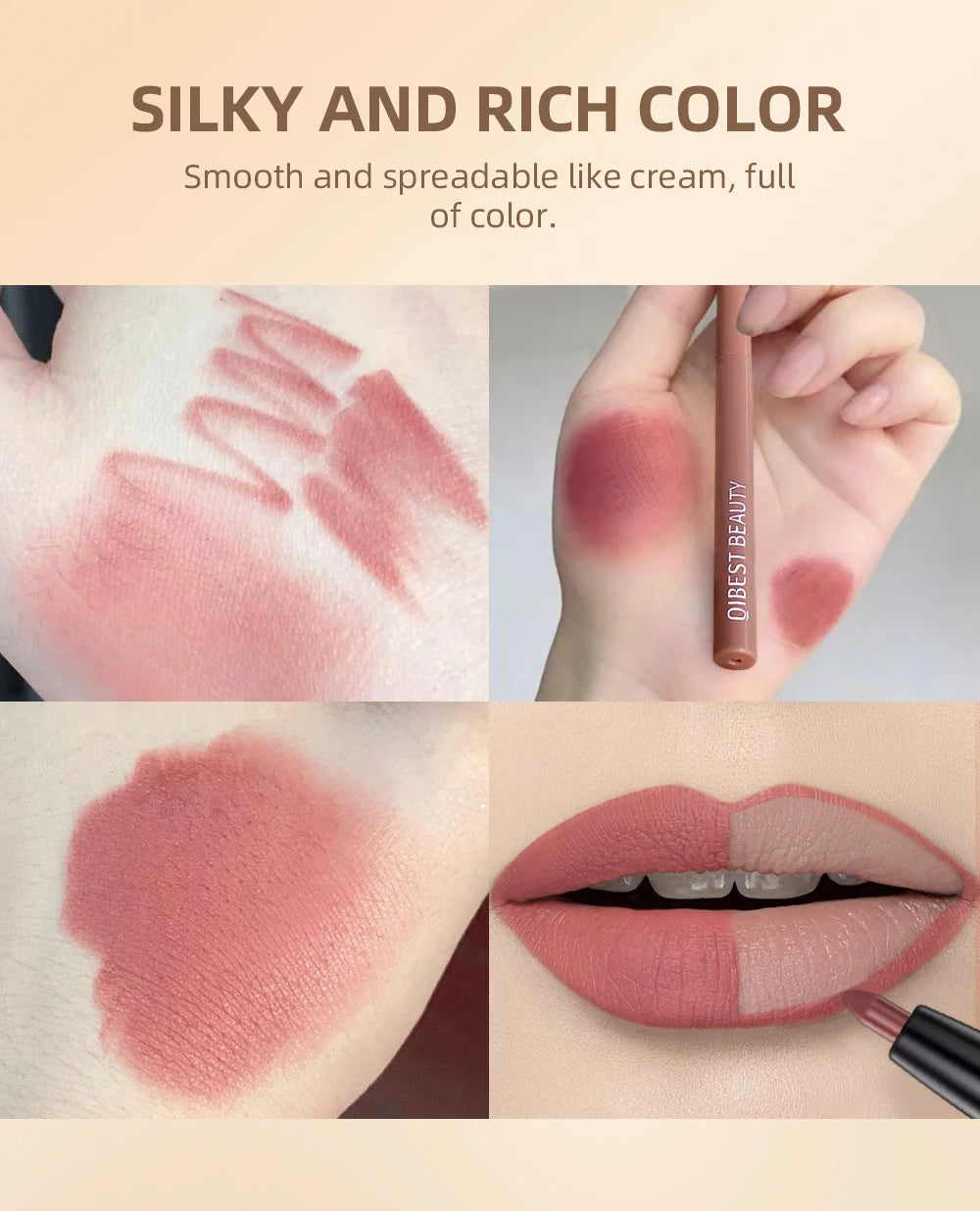 12pcs/set Lip Liner Pencil Waterproof Long Lasting Lipstick Matte Nude Contour Lipliner Pencil Lipstick Pen Lip Tint Cosmetics