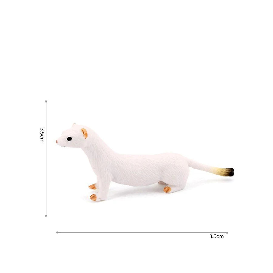 Realistic Woodland Creatures Figurines Toys Raccoon,Beavers ,Badger,Anteater,Platypus Easter Eggs Education Birthday Gift