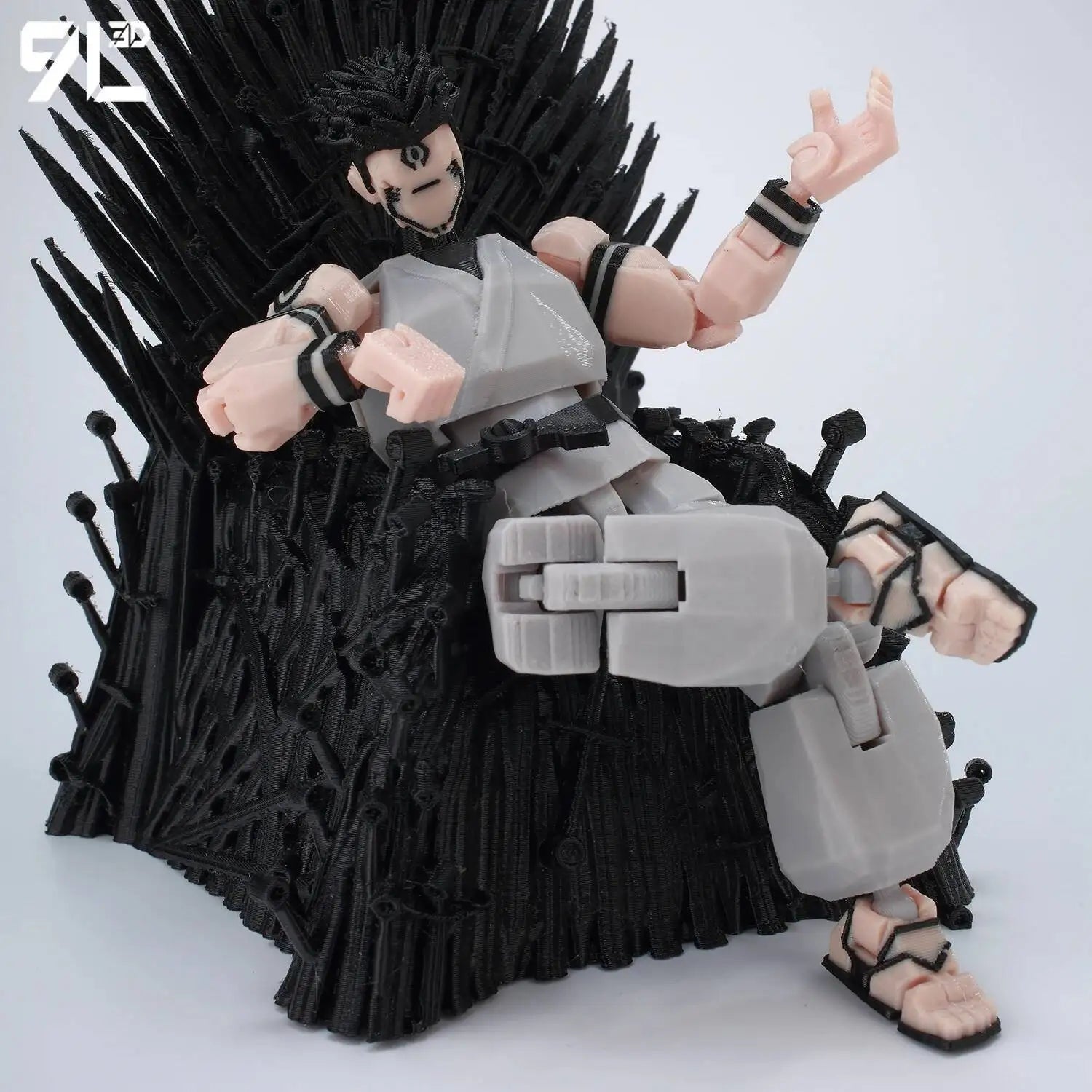 9L3D Printed Anime Jujutsu Kaisen Sukuna Yuji Yuta Satoru Gojo Lucky Dummy 13 Movable Shapeshift Action Figures Mannequin Toys