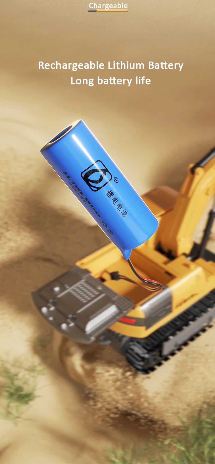 Alloy Remote Control Excavator Toy Car with Lights Sound Effect Electric Excavator Automobile Engineering Vehicle Children Gifts