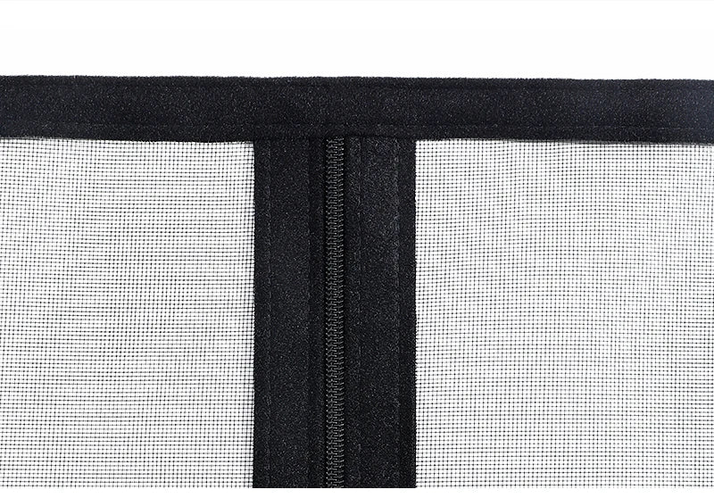 Black, Customized size，Window mesh with zipper Self-adhesive zipper,mosquito nets for windows anti mosquito window door curtain