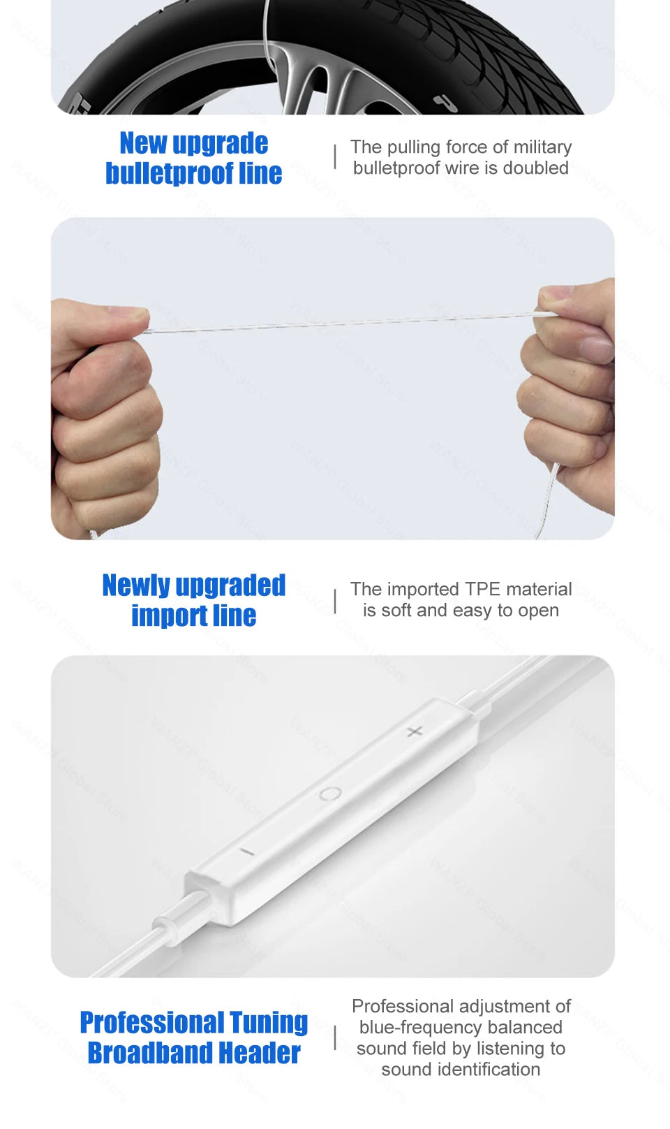 For Apple iPad Laptops Tablet Headphones For iPhone 16 15 14 13 12 11 Pro Max Earphones X XS 7 8 Plus 3.5mm Stereo Wired Earbuds