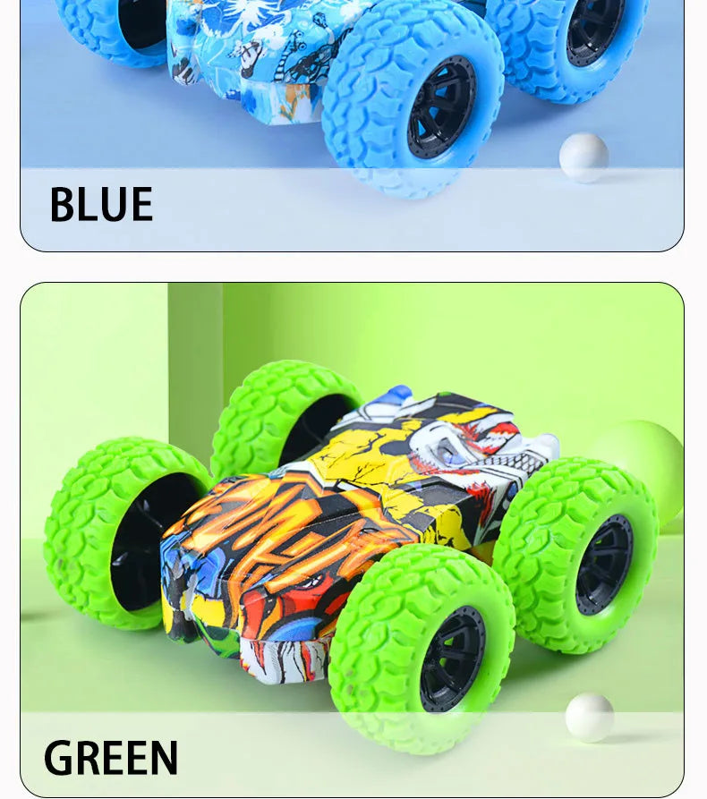 Children's toy car fun double-sided car inertial safety anti-collision anti-fall Kid's anti-fall model sliding off-road vehicle