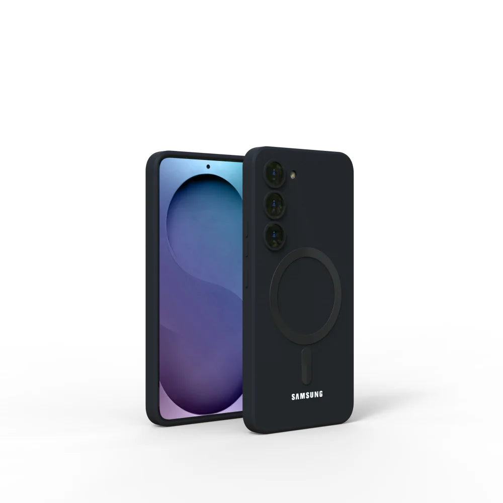 For Samsung Galaxy S25 FE Magsafe Case S25 S24 S23 S22 S21 Ultra Plus FE A17 A56 A36 A16 A55 A54 Soft Silicone Phone Back Cover