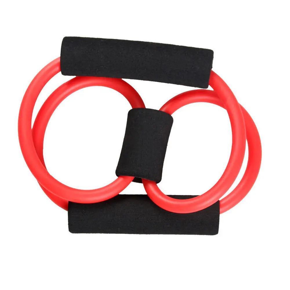 BraceTop Yoga Gym Fitness Resistance 8 Word Chest Expander Rope Workout Muscle Trainning Rubber Elastic Bands for Sport Exercise