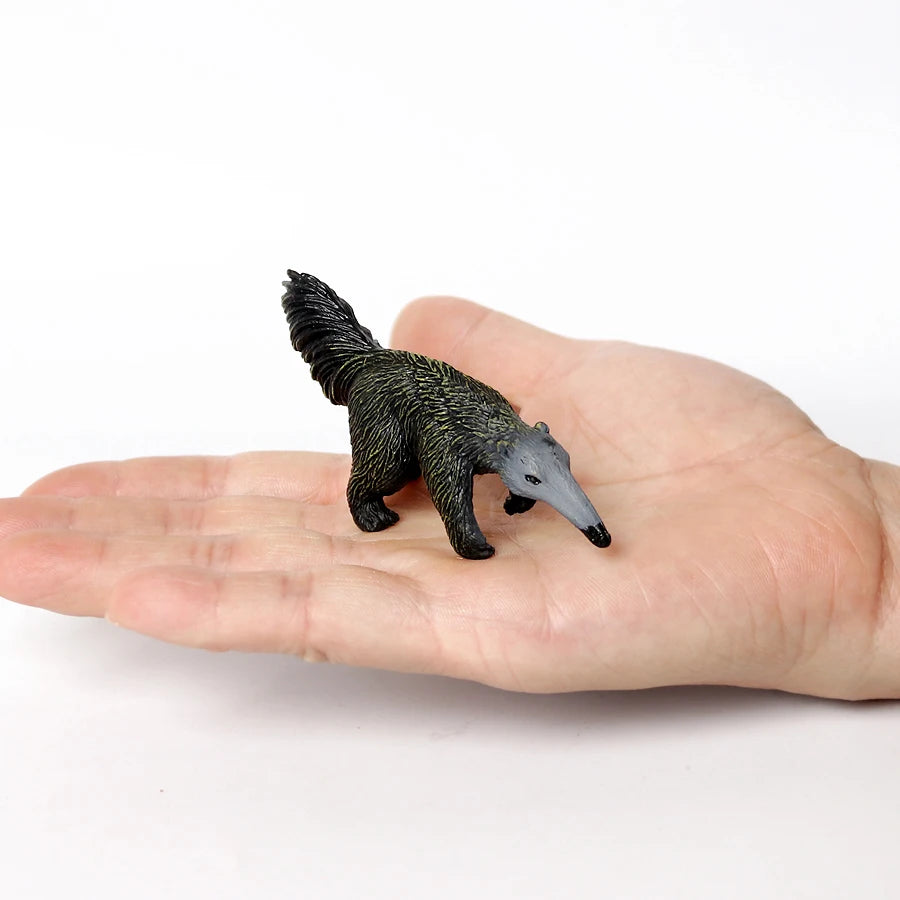 Realistic Woodland Creatures Figurines Toys Raccoon,Beavers ,Badger,Anteater,Platypus Easter Eggs Education Birthday Gift