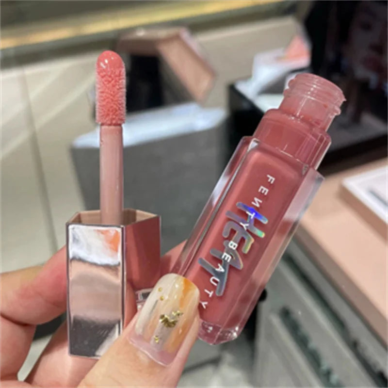 Fenty Beauty 9 Colors Colorful Lip Gloss Waterproof Liquid Lipstick Nude Pink Lips tint Makeup Lip Glaze Cosmetics Red Lip Stain