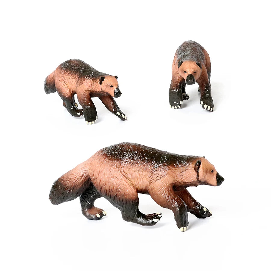 Realistic Woodland Creatures Figurines Toys Raccoon,Beavers ,Badger,Anteater,Platypus Easter Eggs Education Birthday Gift