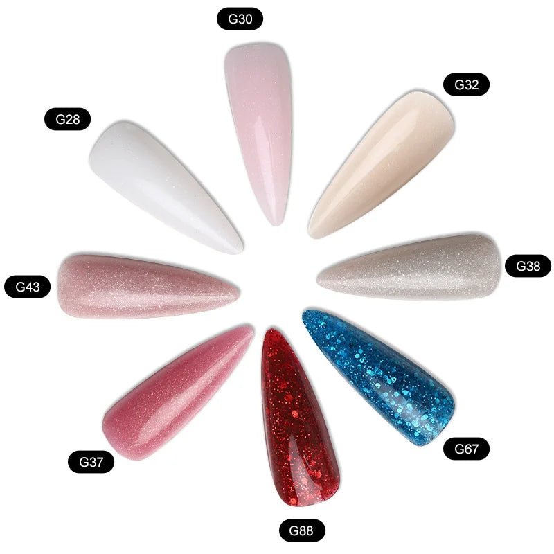 MSHARE Poly Nails Acryl Gel 60ml Builder UV Led Acrylgel Nails Extensions Acrylic Pink White Clear Acrylatic Hema Tpo Free Gel