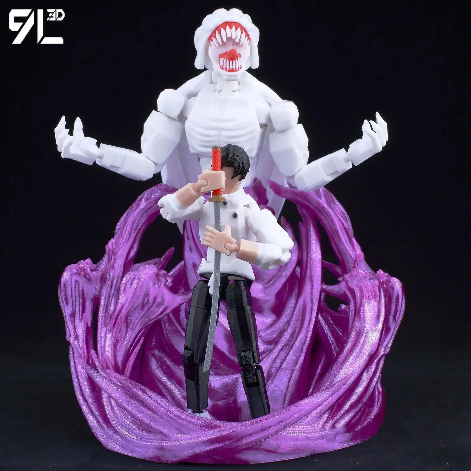 9L3D Printed Anime Jujutsu Kaisen Sukuna Yuji Yuta Satoru Gojo Lucky Dummy 13 Movable Shapeshift Action Figures Mannequin Toys