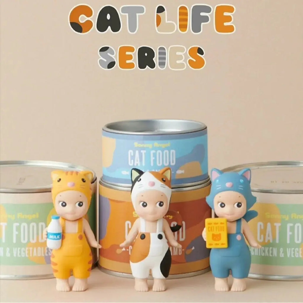 -Sonnny Angel 20th Anniversary Hippers Blind Box Animal Cat Life Series Anime Figures Ornaments Dolls Fans Toy Set For Kids Gift