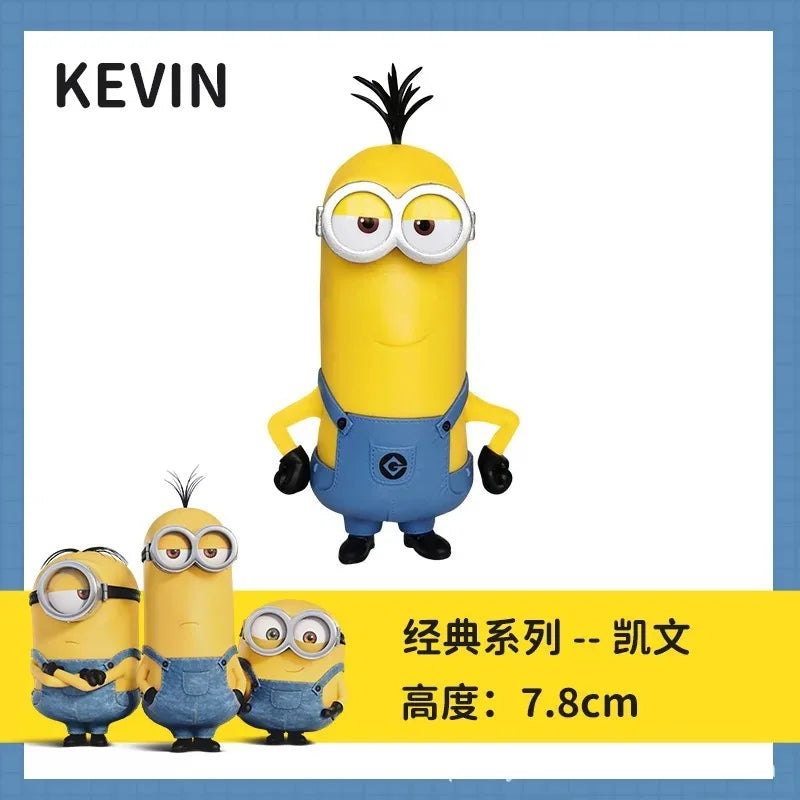 Authentic Full Series Toys Set Miniones Kevin Bob Gru 3d Eye Despicable Miniones With Action Figures Toys For Kids Gifts