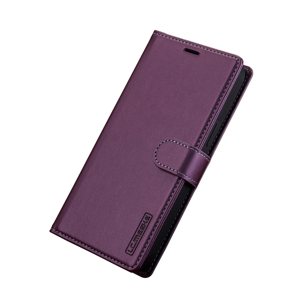 2in1 Removable Flip Leather Wallet Case Magnetic Phone Cover For iPhone 17 Air 15 Pro Max 14 Plus 16 13 12 11 SE 2022 Cards Solt