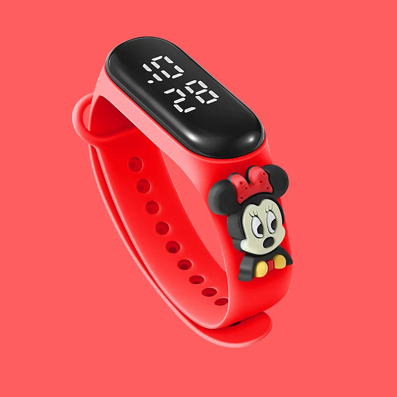 Disney Stitch LED Waterproof Kids Digital Watch Spiderman Hulk Children Watch Sports Touch Electronic Watch  Kids Gifts