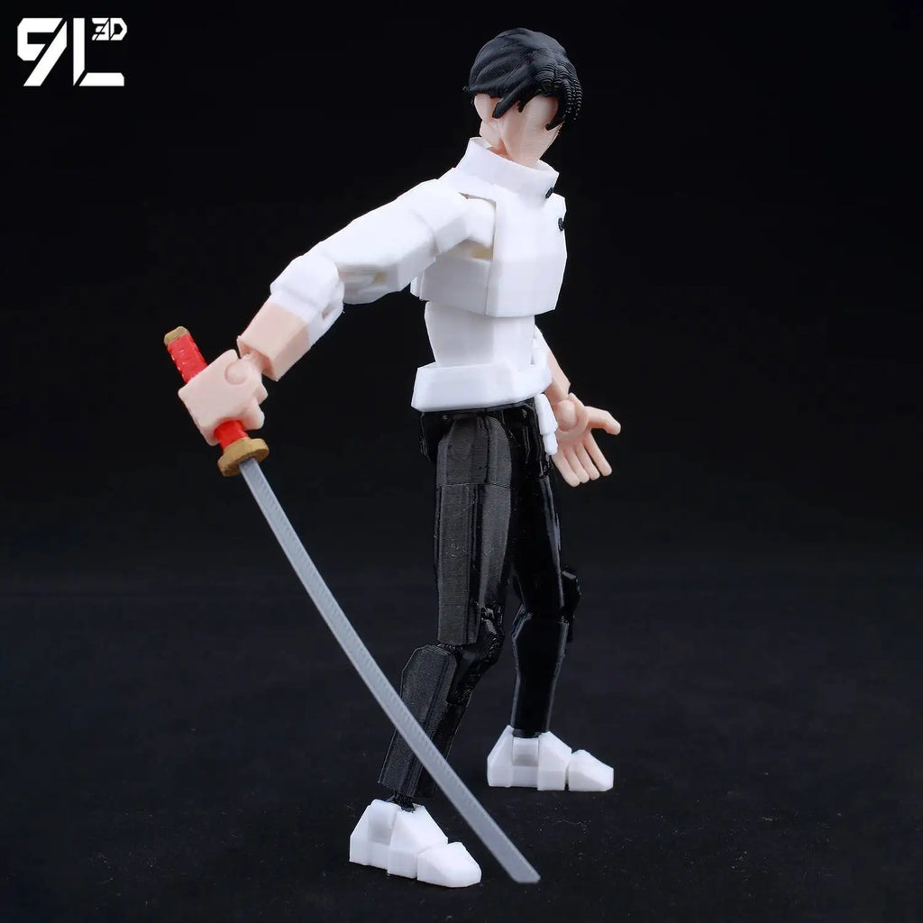 9L3D Printed Anime Jujutsu Kaisen Sukuna Yuji Yuta Satoru Gojo Lucky Dummy 13 Movable Shapeshift Action Figures Mannequin Toys