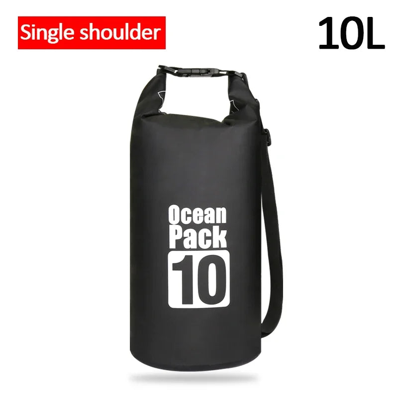 Waterproof PVC Dry Bag for Women Men 2L/5L/10L/15L/20L/30L Outdoor Sport Storage Bag for Kayaking, Boating, Fishing, Swimming