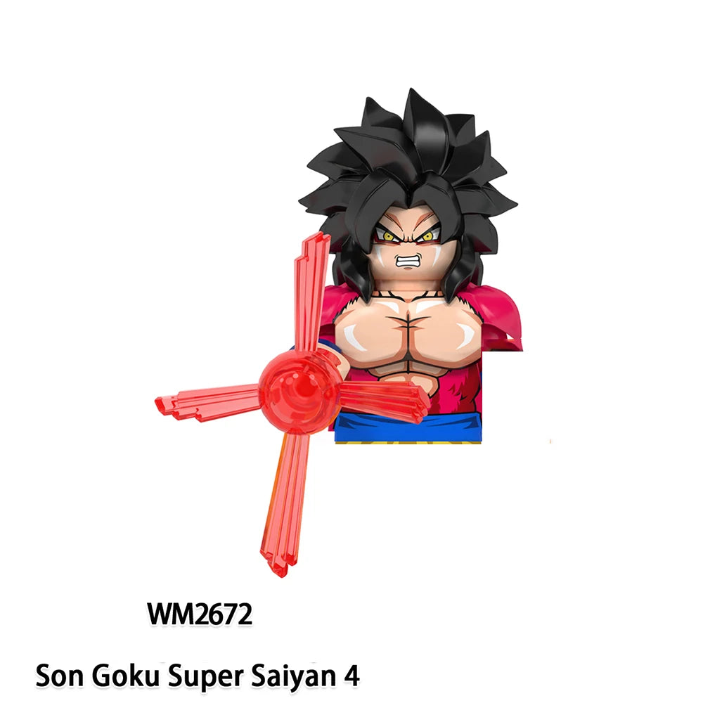 TP1014 TP1019 Japan Adventure TV Shows Mini Building Blocks Bricks With Balls Action Figures Educational Toys For Children Gifts