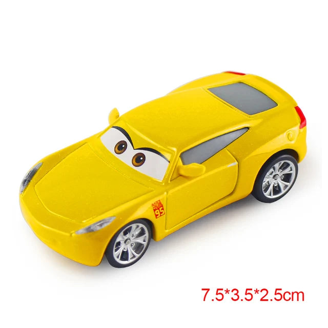 Disney Pixar Cars 2 3 Toys Lightning McQueen Truck Uncle Mack 1:55 Diecast Mater Piston Cup Fritter Frank Model Child Kids Gifts