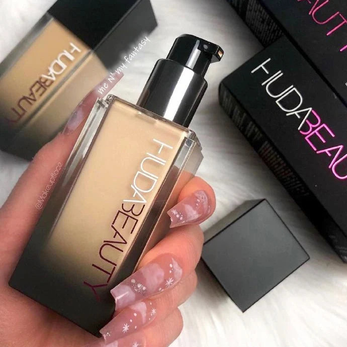 Huda Beauty Flawless Liquid Foundation Matte Concealer Long-lasting Moisturizing Nourishing Facial Makeup Breathable Cosmetics