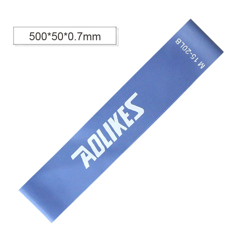 AOLIKES 1PCS Fitness Elastic Resistance Bands Home training yoga sport resistance bands Stretching Pilates Crossfit Workout Gym