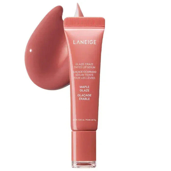 LANEIGE Hose Lip Honey Lip Glaze Moisturizing Brightening Colored Lip Balm Lips Tint Soft Tube Make Up Beauty Lips Care