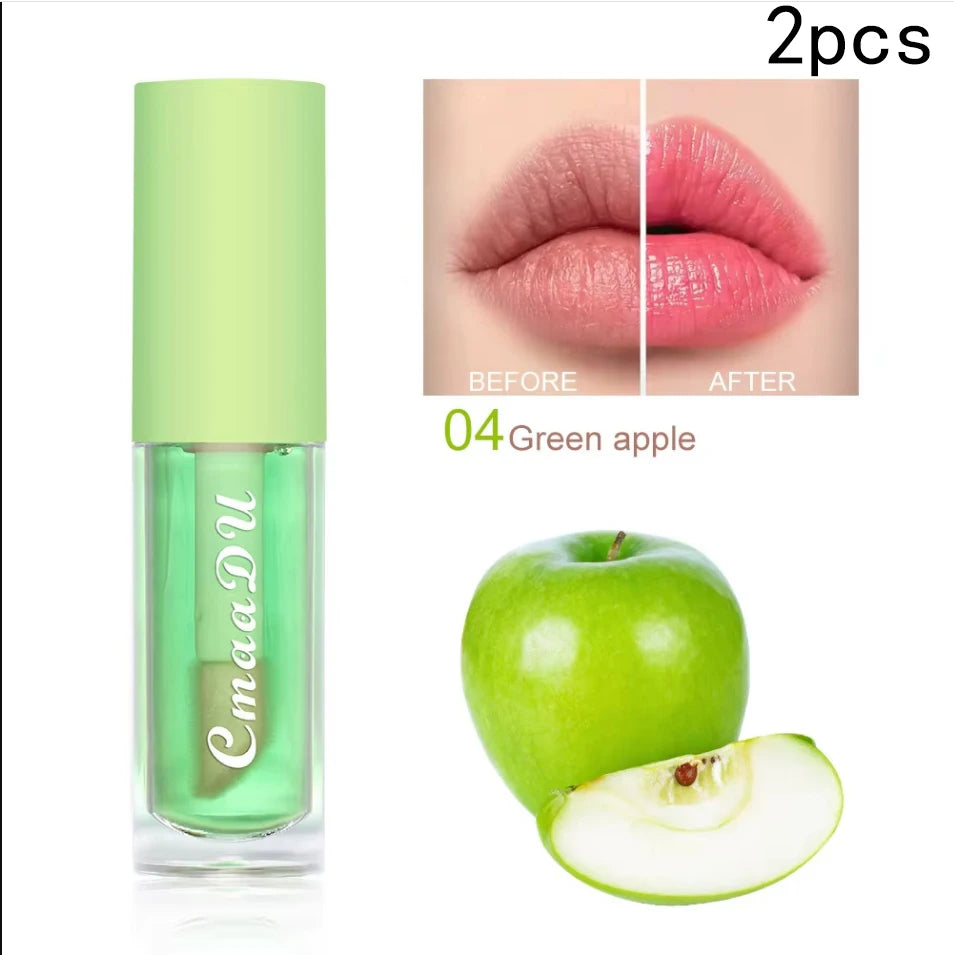 6 Color Fruit Flavor Color Change Lip Oil