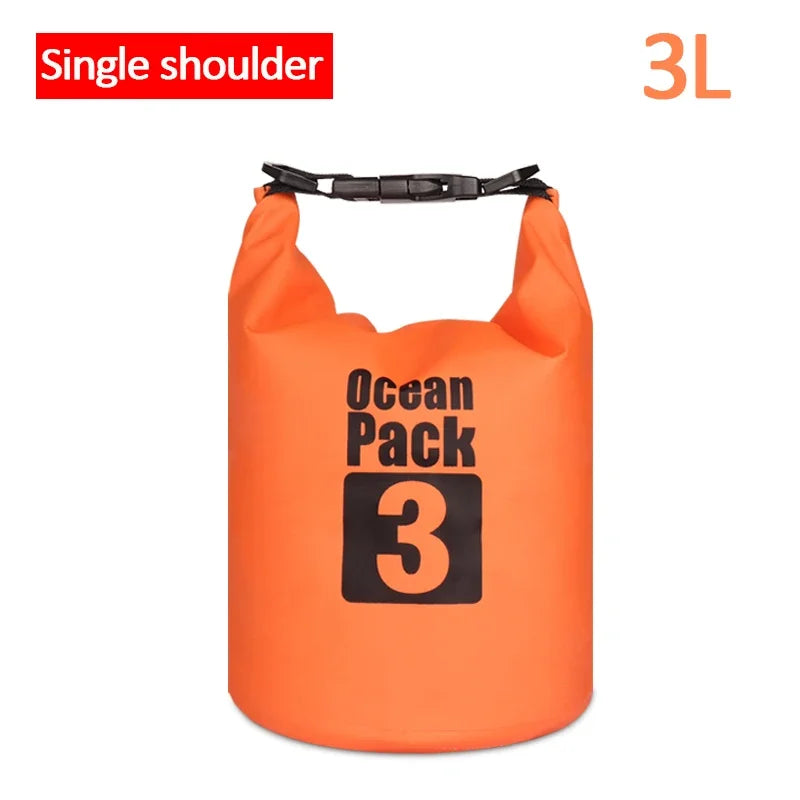 Waterproof PVC Dry Bag for Women Men 2L/5L/10L/15L/20L/30L Outdoor Sport Storage Bag for Kayaking, Boating, Fishing, Swimming