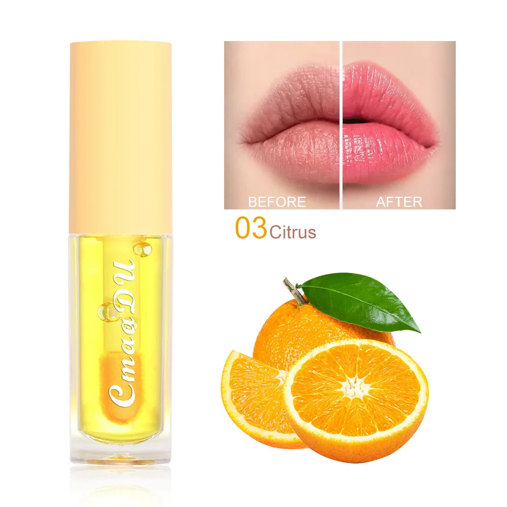 6 Color Fruit Flavor Color Change Lip Oil