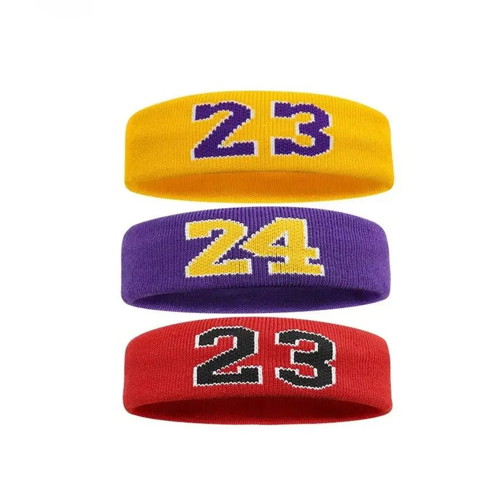 Sweat-Absorbent Basketball Headband Sport Style Elastic Cotton Running Headband Skin Friendly Soft Sports Headband Adult/KidsDIY