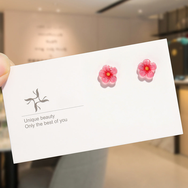 Round Magnetic Non-Piercing Clips on Stud Earrings Cute Fruit Series Stainless Steel Ear Stud Fashion Jewelry Sweet Girls 1 Pair