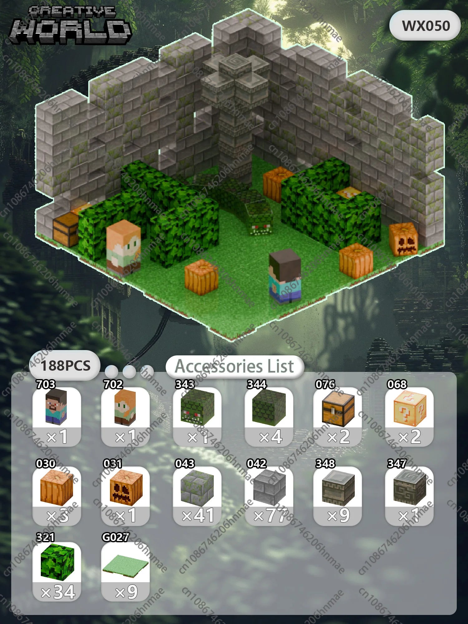 Magnetic Building Blocks Mine World Magnet Cube for Stacking Construction Brick Set Pixel Style Sensory Toys Kid Boys Girls DIY