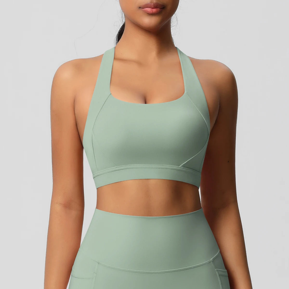 Women Sexy Yoga Vest Sexy Breathable Quick Drying Sport Brassiere Gym Push Up Shockproof High Intensity Pilates Clothes Women