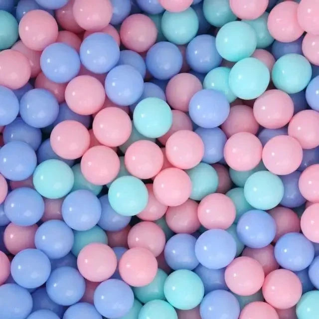 Colorful Baby Plastic Balls Water Pool Ocean Wave Balls Kids Swim Pit With Basketball Hoop Play House Outdoor Tents Toys Props