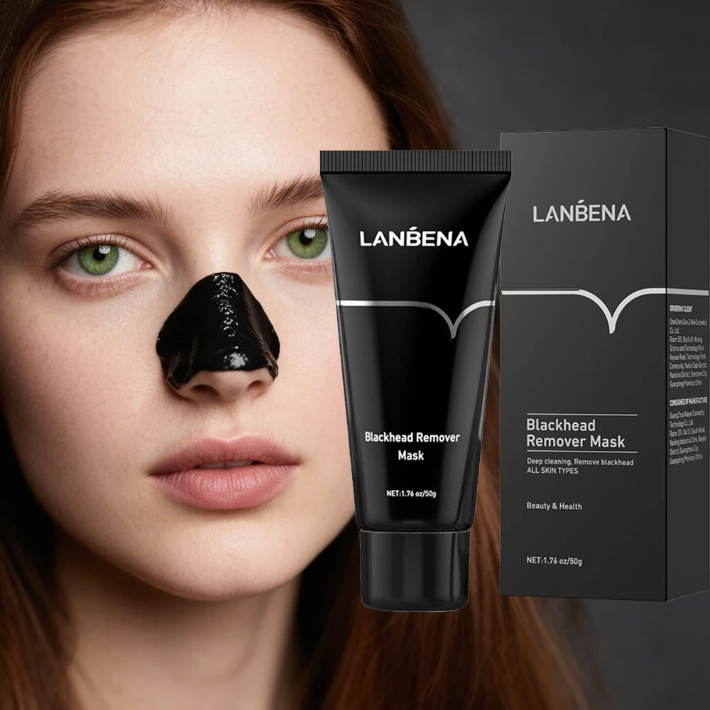 LANBENA Remove Blackhead Mask Deep Cleaning Shrinking Pore Mask  Acne Treatment Skin Improve Rough Skin Brighteing Care Beauty