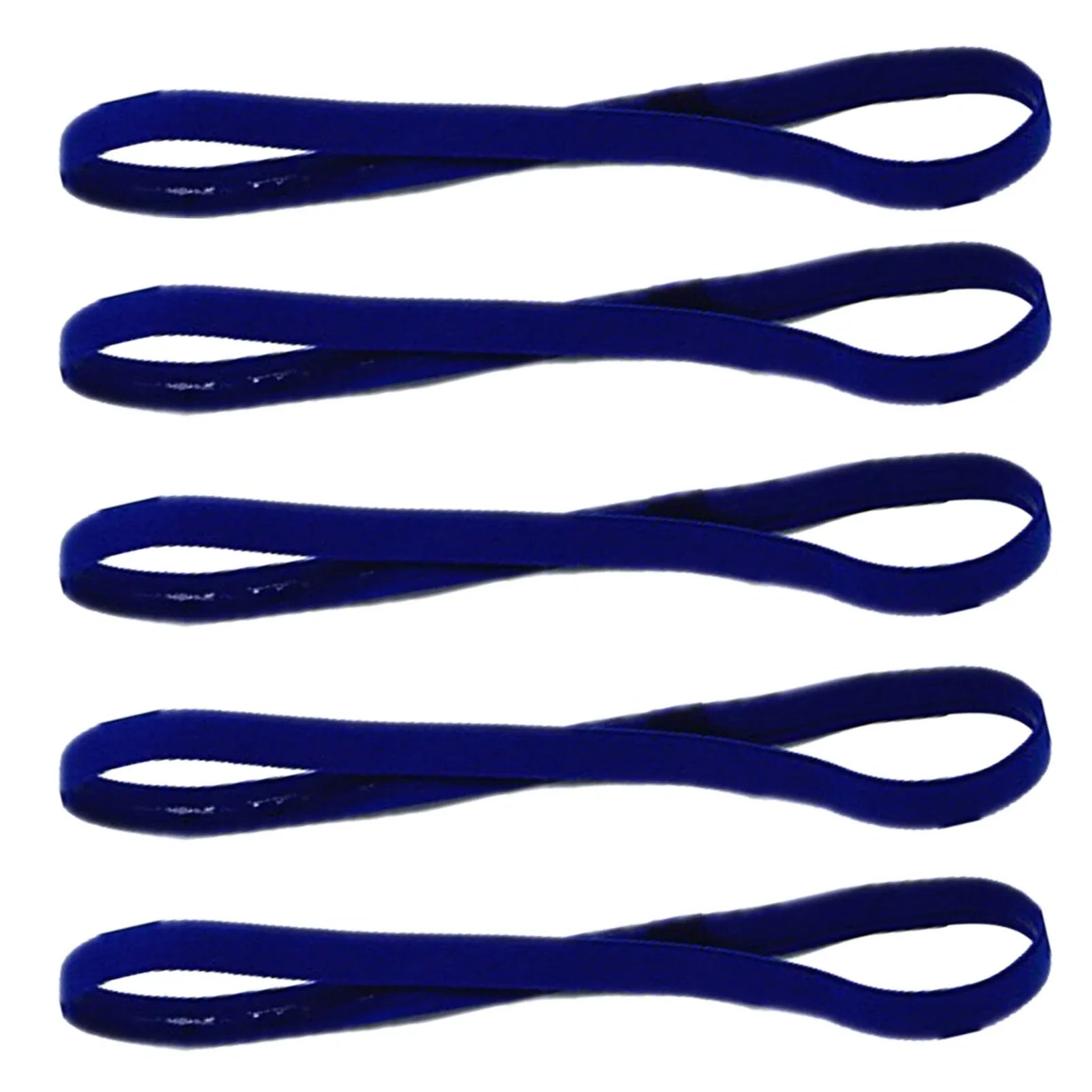 5Pcs Candy Color Women Men Yoga Hair Bands Sports Headband Girls Sport Anti-slip Elastic Rubber Sweatband Football Running