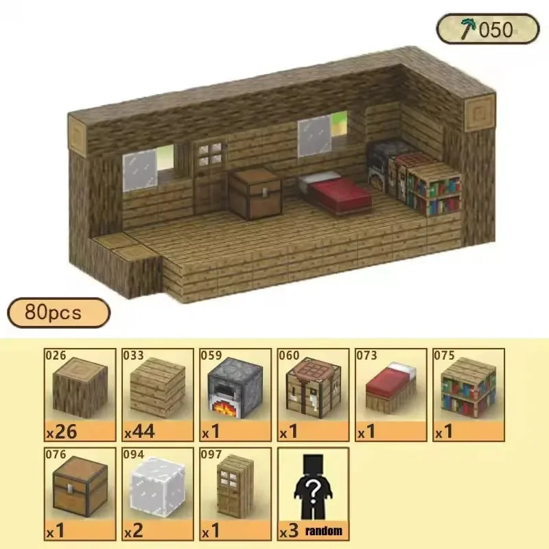 Magnetic Building Blocks Mine World Magnet Cube Set for Boy Girl Kid Age 3+ DIY Model Children Stem STEM Sensory Toy Gift