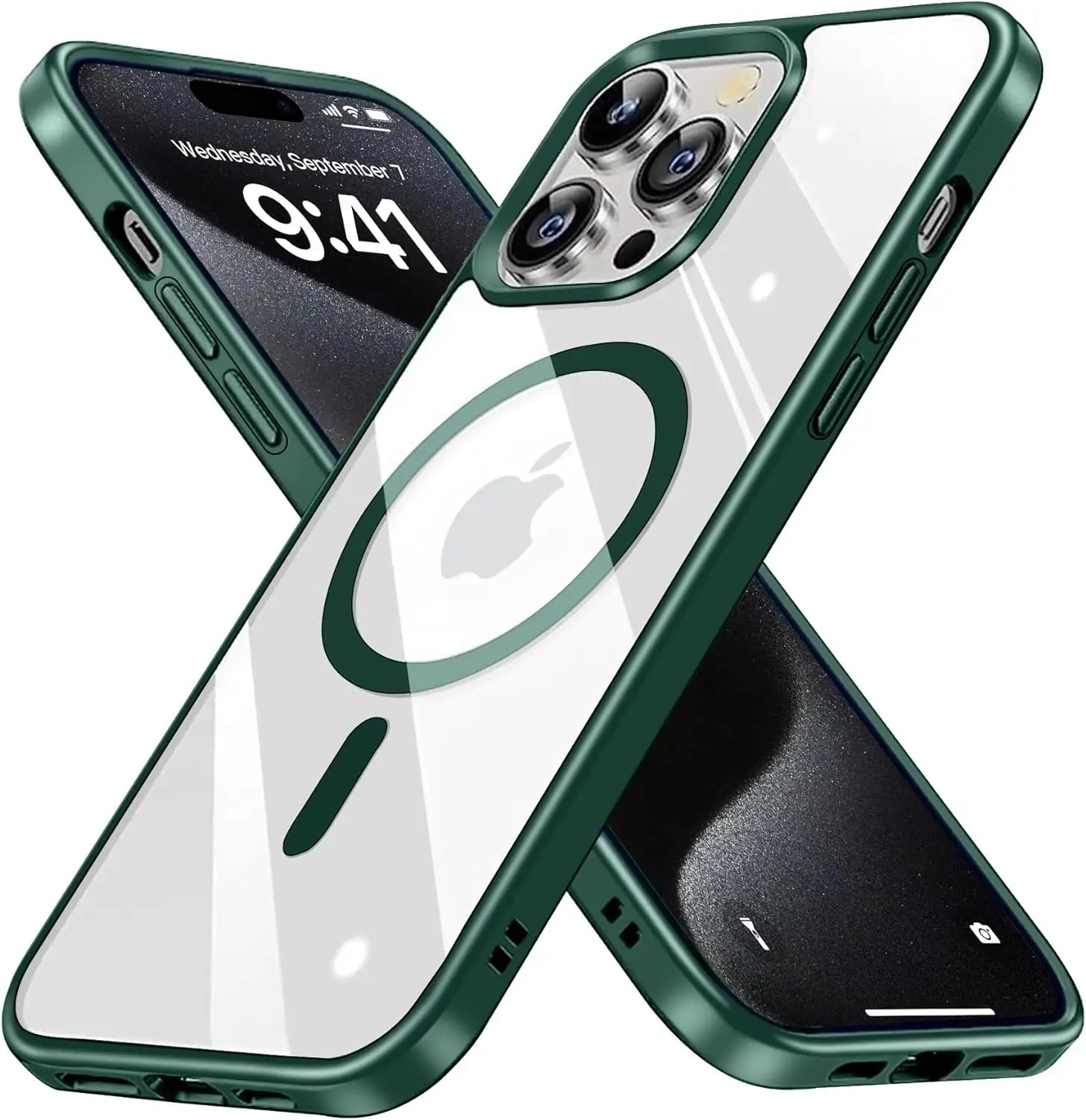 Not Yellowing Case For Magsafe Mag Safe iPhone 15 Pro Max 14 Plus 13 Mini 12 11 X XS XR SE 2022 2020 8 Phone Cover Accessories